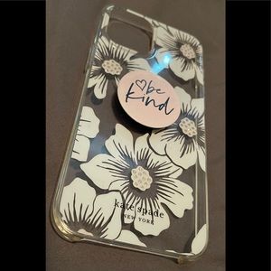 Kate Spade IPhone 12 Max Case Be Kind Pop Socket